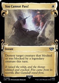 You Cannot Pass! (Showcase Scrolls) - Universes Beyond: The Lord of the Rings: Tales of Middle-earth - Magic: The Gathering card