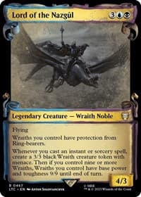 Lord of the Nazgul (Showcase Scrolls) - Commander: The Lord of the Rings: Tales of Middle-earth - Magic: The Gathering card