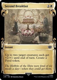 Second Breakfast (Showcase Scrolls) - Universes Beyond: The Lord of the Rings: Tales of Middle-earth - Magic: The Gathering card