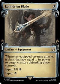 Lothlorien Blade (Showcase Scrolls) - Commander: The Lord of the Rings: Tales of Middle-earth - Magic: The Gathering card