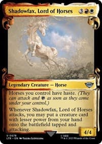 Shadowfax, Lord of Horses (Showcase Scrolls) - Universes Beyond: The Lord of the Rings: Tales of Middle-earth - Magic: The Gathering card