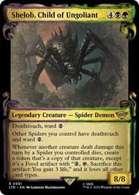 Shelob, Child of Ungoliant (Showcase Scrolls) - Universes Beyond: The Lord of the Rings: Tales of Middle-earth - Magic: The Gathering card
