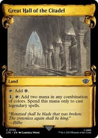 Great Hall of the Citadel (Showcase Scrolls) - Universes Beyond: The Lord of the Rings: Tales of Middle-earth - Magic: The Gathering card