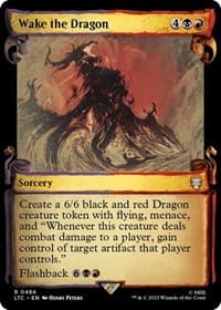 Wake the Dragon (Showcase Scrolls) - Commander: The Lord of the Rings: Tales of Middle-earth - Magic: The Gathering card