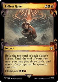 Lidless Gaze (Showcase Scrolls) - Commander: The Lord of the Rings: Tales of Middle-earth - Magic: The Gathering card