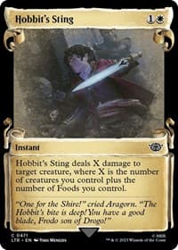 Hobbit's Sting (Showcase Scrolls) - Universes Beyond: The Lord of the Rings: Tales of Middle-earth - Magic: The Gathering card