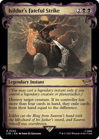 Isildur's Fateful Strike (Showcase Scrolls) - Universes Beyond: The Lord of the Rings: Tales of Middle-earth - Magic: The Gathering card