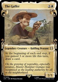 The Gaffer (Showcase Scrolls) - Commander: The Lord of the Rings: Tales of Middle-earth - Magic: The Gathering card