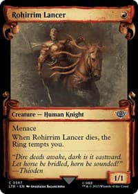 Rohirrim Lancer (Showcase Scrolls) - Universes Beyond: The Lord of the Rings: Tales of Middle-earth - Magic: The Gathering card