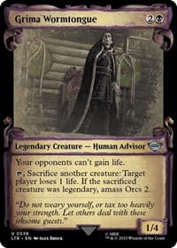 Grima Wormtongue (Showcase Scrolls) - Universes Beyond: The Lord of the Rings: Tales of Middle-earth - Magic: The Gathering card