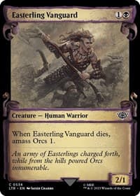 Easterling Vanguard (Showcase Scrolls) - Universes Beyond: The Lord of the Rings: Tales of Middle-earth - Magic: The Gathering card
