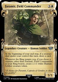 Faramir, Field Commander (Showcase Scrolls) - Universes Beyond: The Lord of the Rings: Tales of Middle-earth - Magic: The Gathering card
