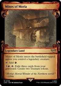 Mines of Moria (Showcase Scrolls) - Universes Beyond: The Lord of the Rings: Tales of Middle-earth - Magic: The Gathering card