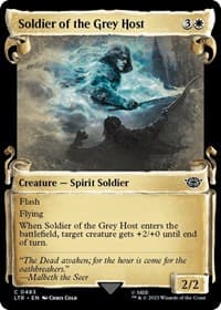 Soldier of the Grey Host (Showcase Scrolls) - Universes Beyond: The Lord of the Rings: Tales of Middle-earth - Magic: The Gathering card