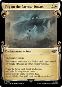 Fog on the Barrow-Downs (Showcase Scrolls) - Universes Beyond: The Lord of the Rings: Tales of Middle-earth - Magic: The Gathering card