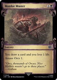 Mordor Muster (Showcase Scrolls) - Universes Beyond: The Lord of the Rings: Tales of Middle-earth - Magic: The Gathering card