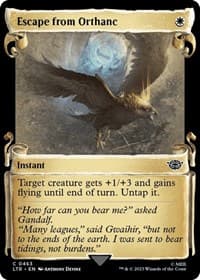 Escape from Orthanc (Showcase Scrolls) - Universes Beyond: The Lord of the Rings: Tales of Middle-earth - Magic: The Gathering card