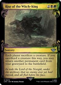 Rise of the Witch-king (Showcase Scrolls) - Universes Beyond: The Lord of the Rings: Tales of Middle-earth - Magic: The Gathering card