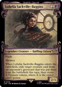 Lobelia Sackville-Baggins (Showcase Scrolls) - Universes Beyond: The Lord of the Rings: Tales of Middle-earth - Magic: The Gathering card