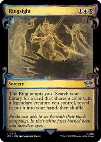 Ringsight (Showcase Scrolls) - Universes Beyond: The Lord of the Rings: Tales of Middle-earth - Magic: The Gathering card