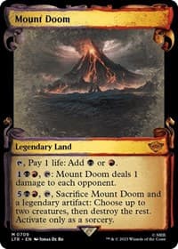 Mount Doom (Showcase Scrolls) - Universes Beyond: The Lord of the Rings: Tales of Middle-earth - Magic: The Gathering card