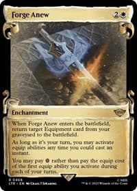 Forge Anew (Showcase Scrolls) - Universes Beyond: The Lord of the Rings: Tales of Middle-earth - Magic: The Gathering card