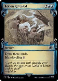 Lorien Revealed (Showcase Scrolls) - Universes Beyond: The Lord of the Rings: Tales of Middle-earth - Magic: The Gathering card