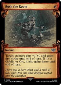 Rush the Room (Showcase Scrolls) - Universes Beyond: The Lord of the Rings: Tales of Middle-earth - Magic: The Gathering card