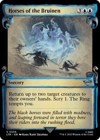 Horses of the Bruinen (Showcase Scrolls) - Universes Beyond: The Lord of the Rings: Tales of Middle-earth - Magic: The Gathering card