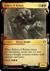 Riders of Rohan (Showcase Scrolls) - Commander: The Lord of the Rings: Tales of Middle-earth - Magic: The Gathering card
