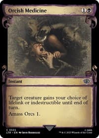 Orcish Medicine (Showcase Scrolls) - Universes Beyond: The Lord of the Rings: Tales of Middle-earth - Magic: The Gathering card