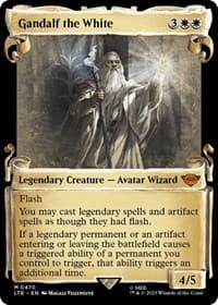 Gandalf the White (Showcase Scrolls) - Universes Beyond: The Lord of the Rings: Tales of Middle-earth - Magic: The Gathering card