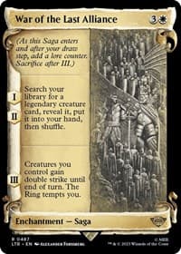 War of the Last Alliance (Showcase Scrolls) - Universes Beyond: The Lord of the Rings: Tales of Middle-earth - Magic: The Gathering card