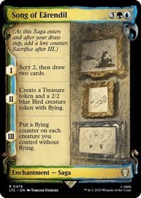 Song of Earendil (Showcase Scrolls) - Commander: The Lord of the Rings: Tales of Middle-earth - Magic: The Gathering card