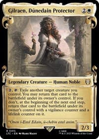 Gilraen, Dunedain Protector (Showcase Scrolls) - Commander: The Lord of the Rings: Tales of Middle-earth - Magic: The Gathering card