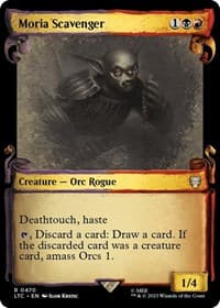 Moria Scavenger (Showcase Scrolls) - Commander: The Lord of the Rings: Tales of Middle-earth - Magic: The Gathering card