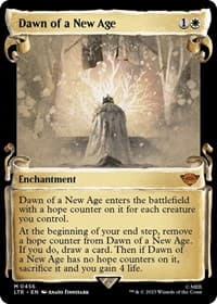 Dawn of a New Age (Showcase Scrolls) - Universes Beyond: The Lord of the Rings: Tales of Middle-earth - Magic: The Gathering card