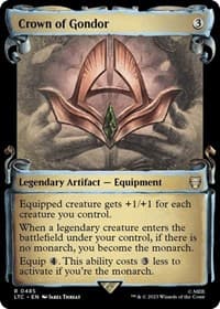 Crown of Gondor (Showcase Scrolls) - Commander: The Lord of the Rings: Tales of Middle-earth - Magic: The Gathering card