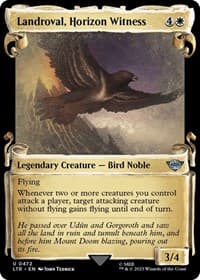 Landroval, Horizon Witness (Showcase Scrolls) - Universes Beyond: The Lord of the Rings: Tales of Middle-earth - Magic: The Gathering card