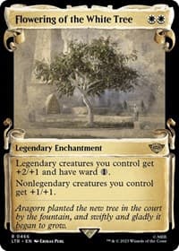 Flowering of the White Tree (Showcase Scrolls) - Universes Beyond: The Lord of the Rings: Tales of Middle-earth - Magic: The Gathering card