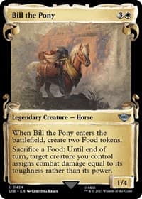 Bill the Pony (Showcase Scrolls) - Universes Beyond: The Lord of the Rings: Tales of Middle-earth - Magic: The Gathering card