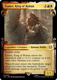 Eomer, King of Rohan (Showcase Scrolls) - Commander: The Lord of the Rings: Tales of Middle-earth - Magic: The Gathering card