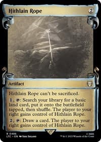 Hithlain Rope (Showcase Scrolls) - Commander: The Lord of the Rings: Tales of Middle-earth - Magic: The Gathering card
