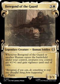 Beregond of the Guard (Showcase Scrolls) - Commander: The Lord of the Rings: Tales of Middle-earth - Magic: The Gathering card