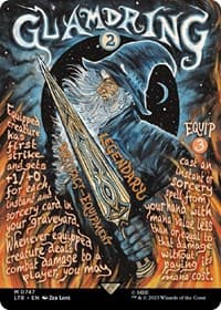 Glamdring (Borderless Poster) - Universes Beyond: The Lord of the Rings: Tales of Middle-earth - Magic: The Gathering card