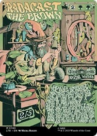 Radagast the Brown (Borderless Poster) - Universes Beyond: The Lord of the Rings: Tales of Middle-earth - Magic: The Gathering card