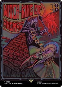 Witch-king of Angmar (Borderless Poster) - Universes Beyond: The Lord of the Rings: Tales of Middle-earth - Magic: The Gathering card