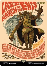 Last March of the Ents (Borderless Poster) - Universes Beyond: The Lord of the Rings: Tales of Middle-earth - Magic: The Gathering card
