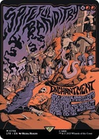 Spiteful Banditry (Borderless Poster) - Universes Beyond: The Lord of the Rings: Tales of Middle-earth - Magic: The Gathering card