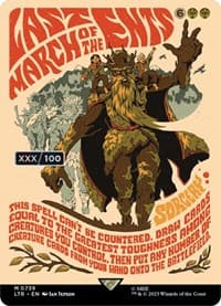 Last March of the Ents (Borderless Poster) (Serial Numbered) - Universes Beyond: The Lord of the Rings: Tales of Middle-earth - Magic: The Gathering card
